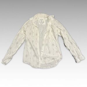 GUESS men’s White Long-Sleeve Shirt size Small | S